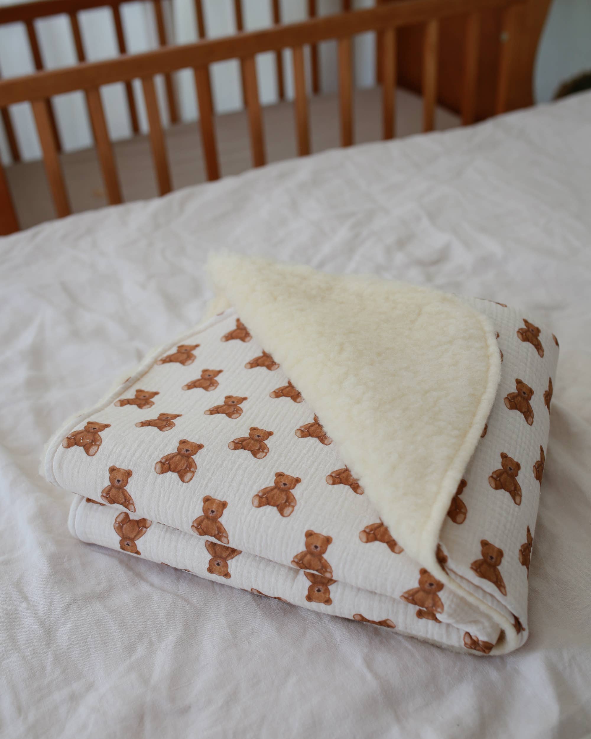 Babyly - Wholesale Bedding Blanket - Kids & Baby - Woolen baby/ toddler blanket – 90x120 cm - wool - 4 pattern11