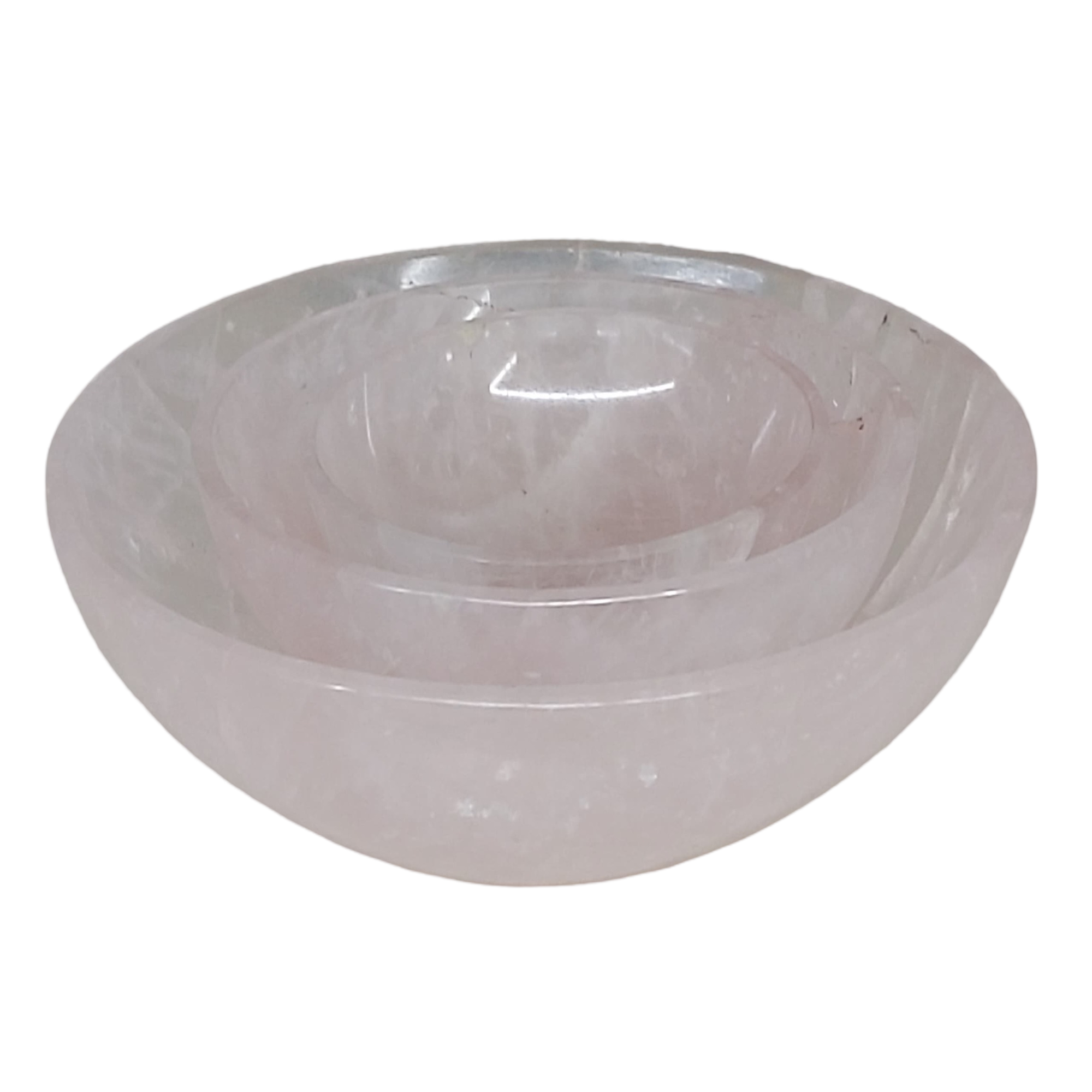 Serein Wellness – wholesale Laddningsplatta för kristaller – Skål i rosenkvarts för kristallhelande och energiladdning4