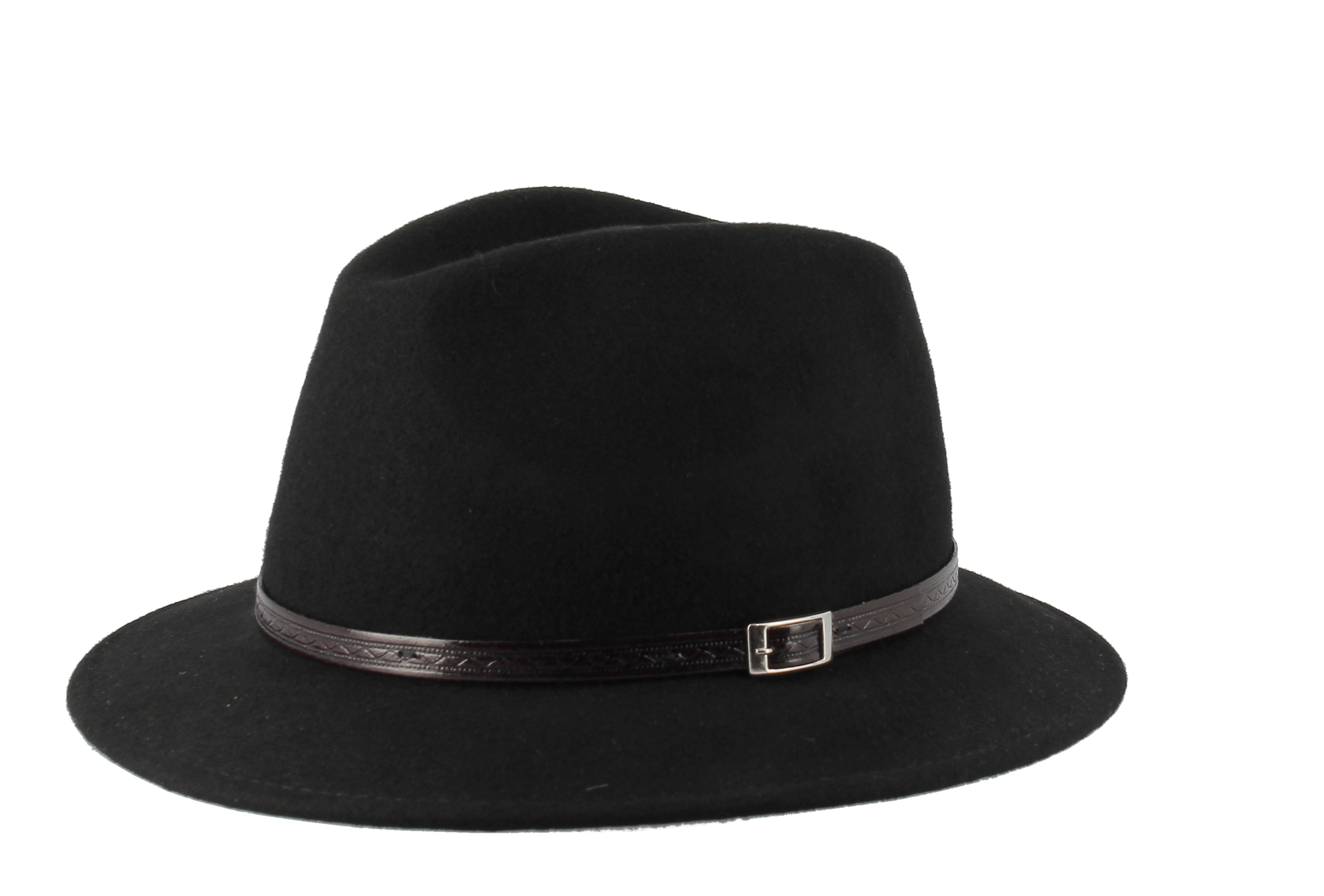 M BY FLECHET - ESSENTIALS - ALP1 - Wholesale Fedora - Men's - Wool Felt Hat - 1HS622