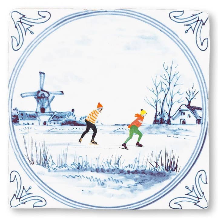 Dutch winter | StoryTiles art on tile for wholesale by StoryTiles