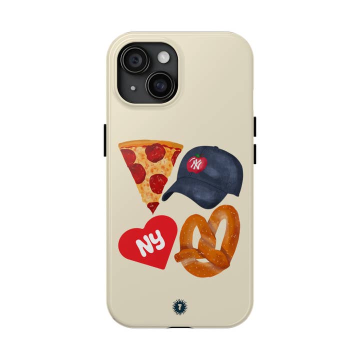 Cream NY Fab 4 Phone Case for wholesale by Thursday’s Child Creative Studio