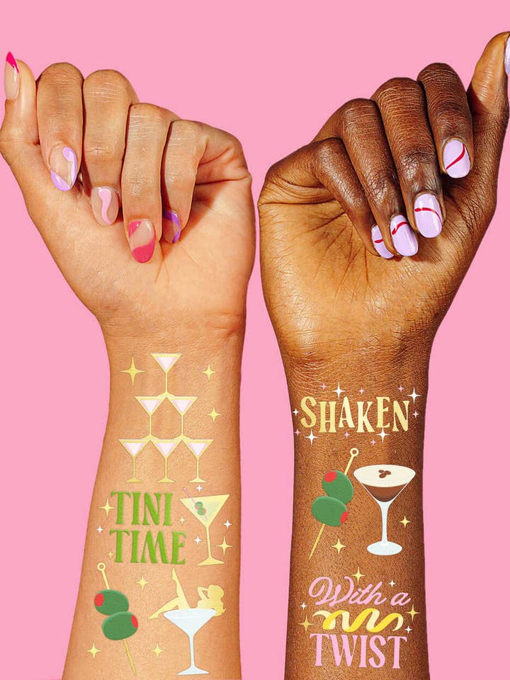 Extra Dirty Martini Temporary Tattoos | 50 Pack, Cheers for wholesale by xo, Fetti