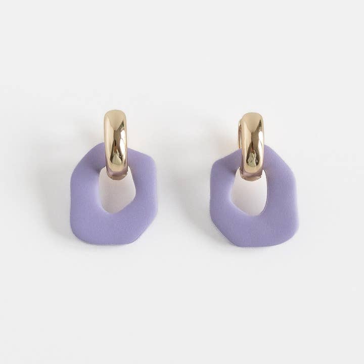 LYHO - Wholesale Hoop Earrings - Daria | Handmade clay earrings | LYHO21