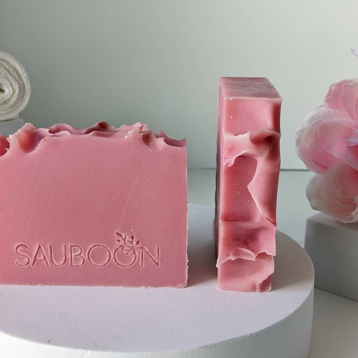 SAUBOON Handcrafted Soaps - Wholesale Bar Soap - PINK SEASIDE