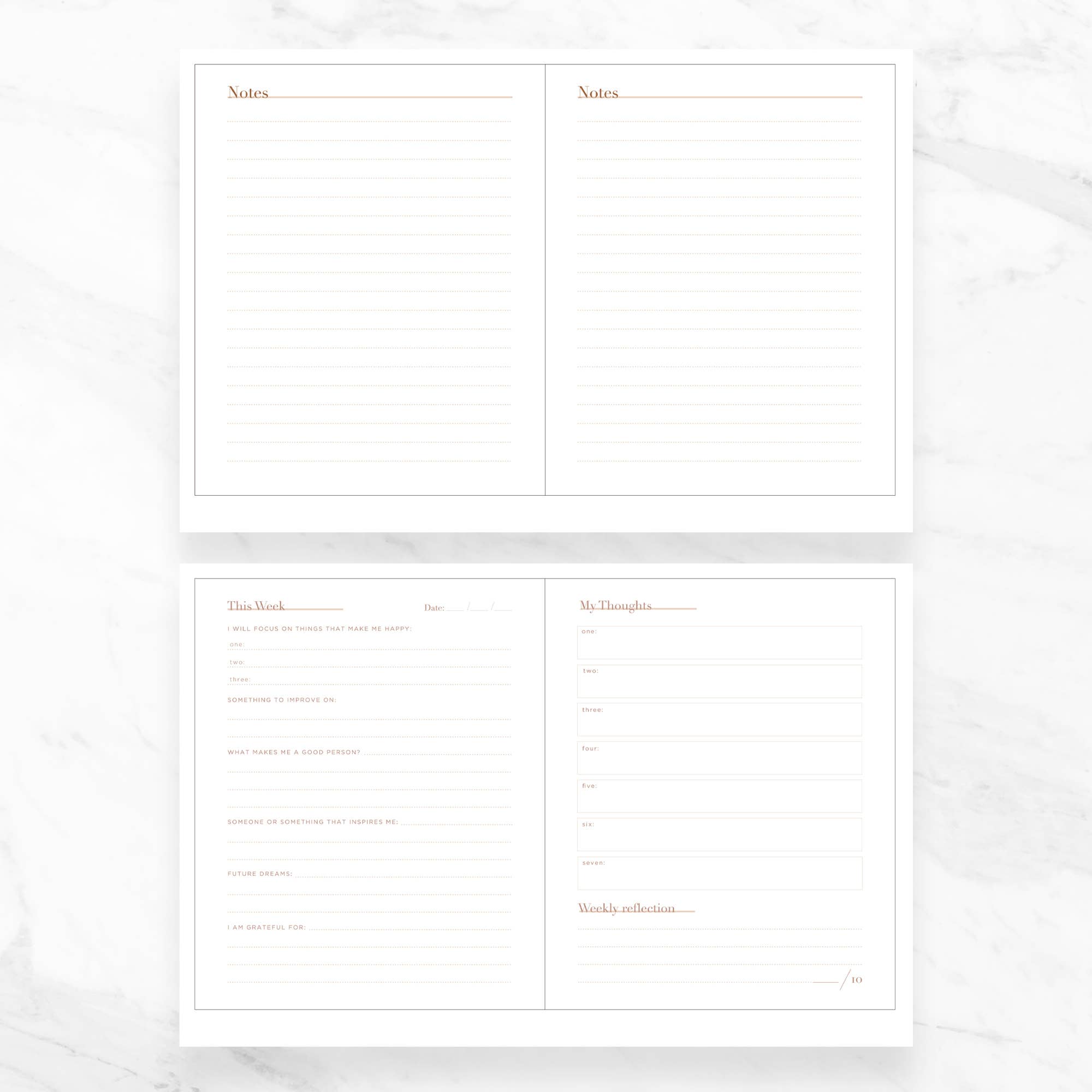 Myga - Vente Journal intime - Le journal Mindful1
