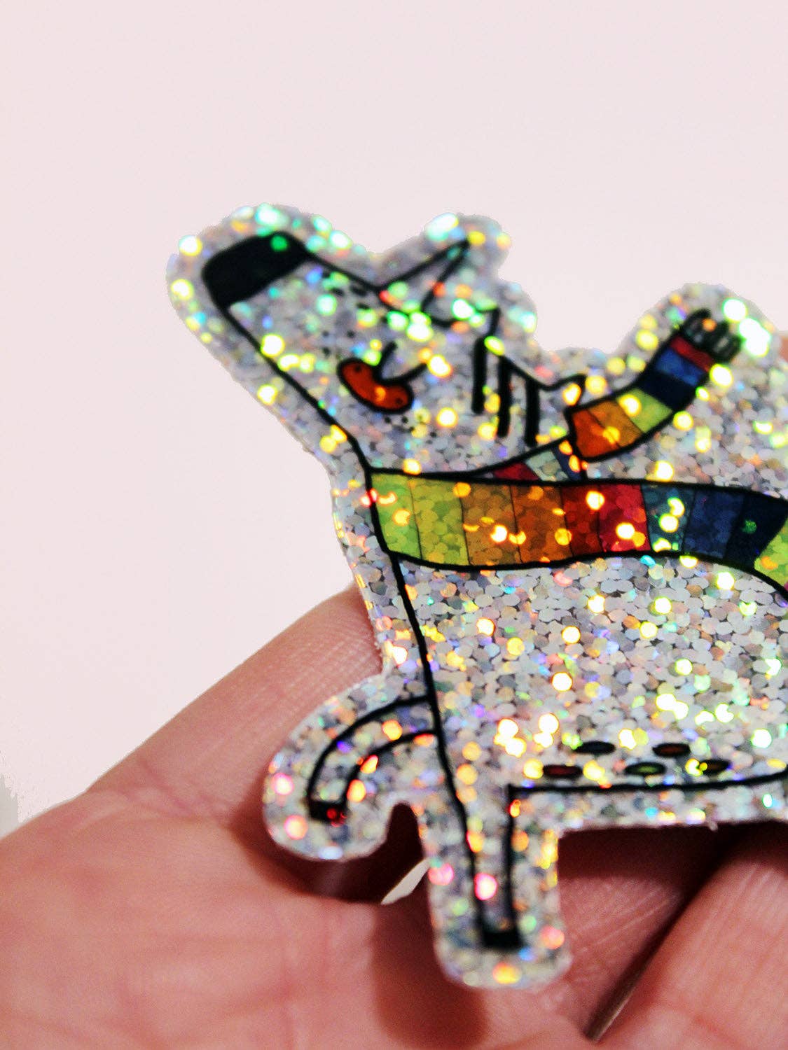 Halfbird – Großhandel Aufkleber – Glitzer Sticker "Einhorn" | Fck AFD2