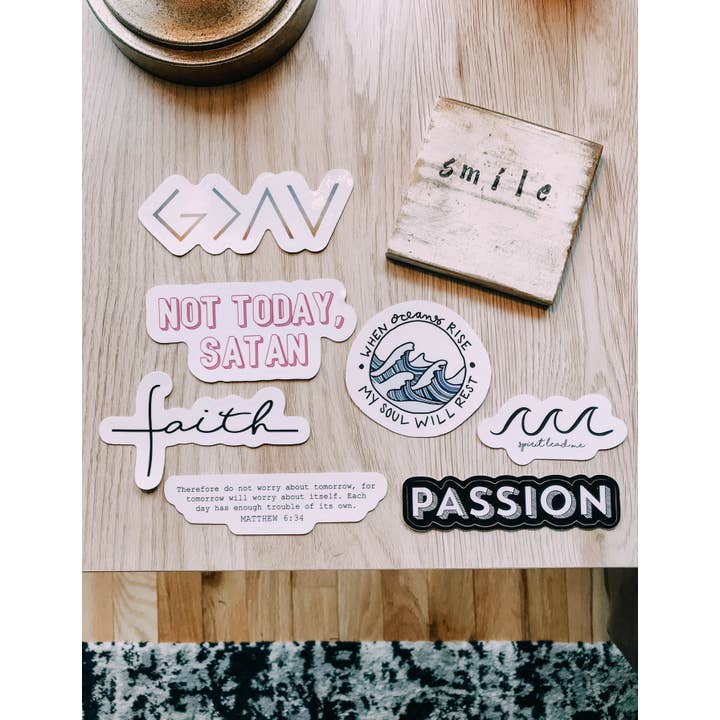 Elevated Faith - Wholesale Sticker - Cursive Faith Sticker