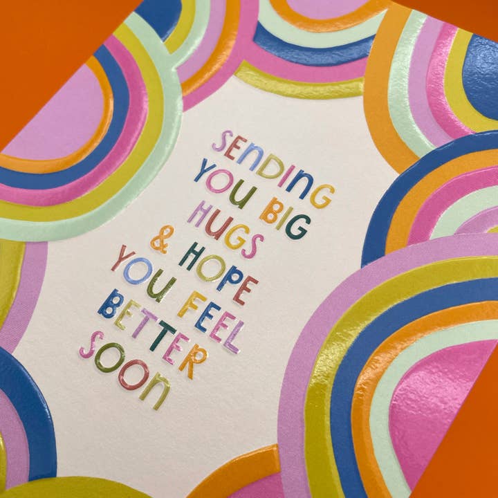 Raspberry Blossom – Großhandel Gute-Besserung-Karten – Ich sende dir eine große Umarmung und hoffe, dass es dir bald besser geht (HPS14).1