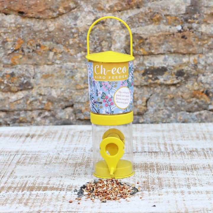 Wildlife World - Wholesale Bird Feeder - CH-ECO Recycled Multi-Coloured Bird Feeders - Made in the UK