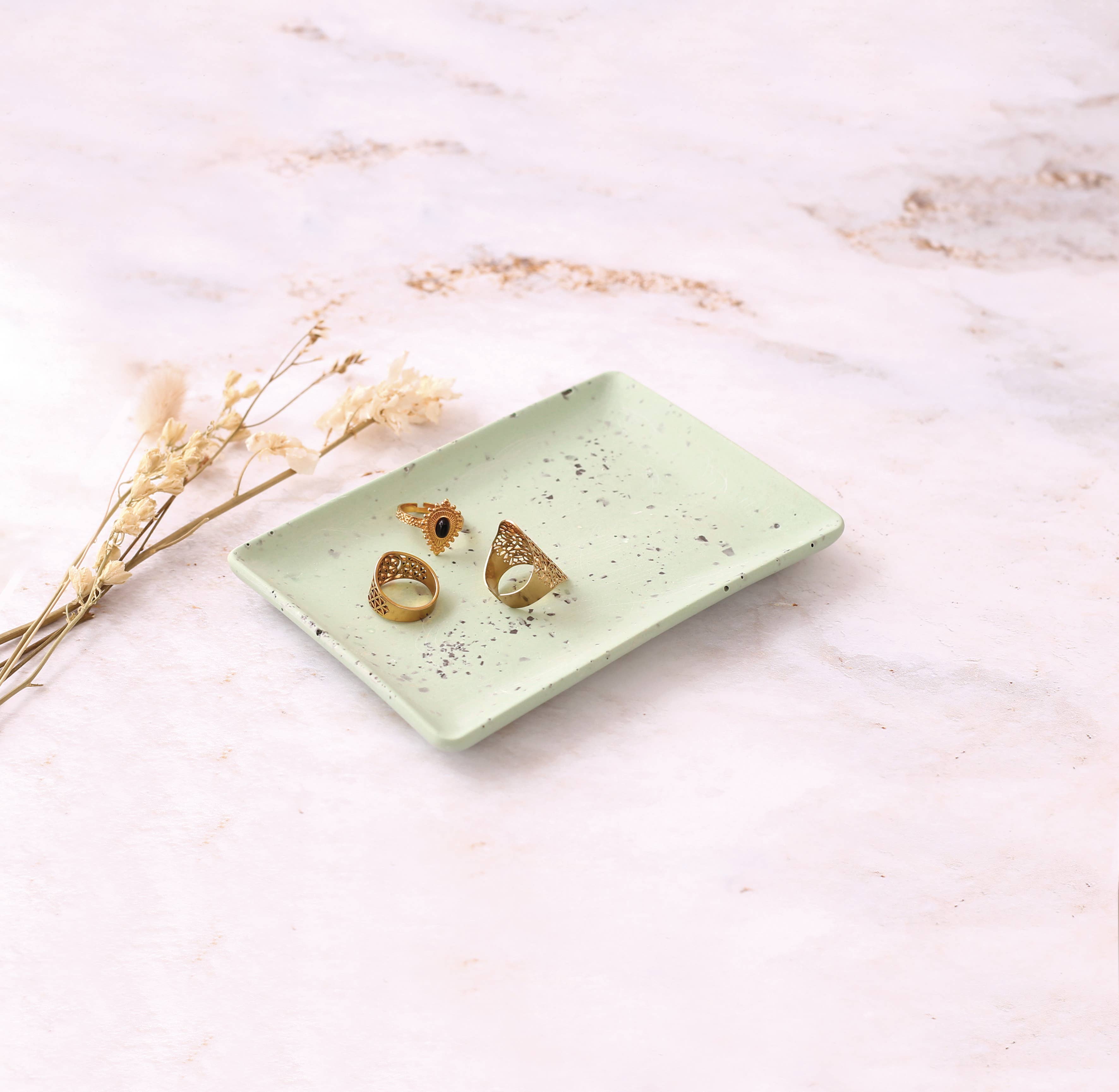 Graine Créative - Wholesale Craft Tool - SILICONE MOLD CUT 15CM X 11CM - RECTANGLE jesmonite4