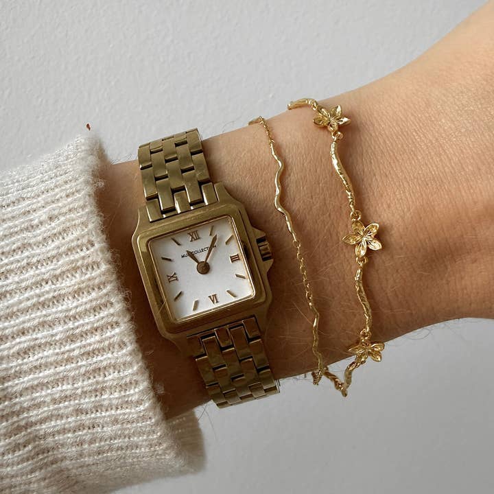 Nava Copenhagen - Wholesale Link & Chain Bracelet - Oahu Bracelet - Gold Plated1