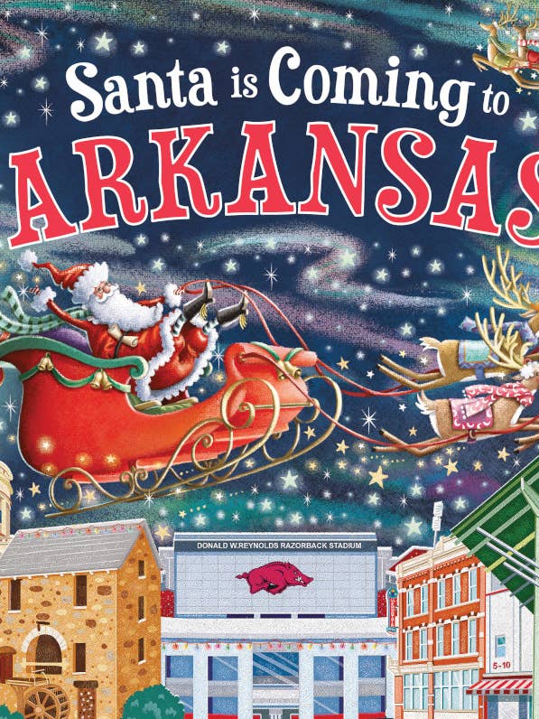 Santa Is Coming to Arkansas for wholesale by Sourcebooks