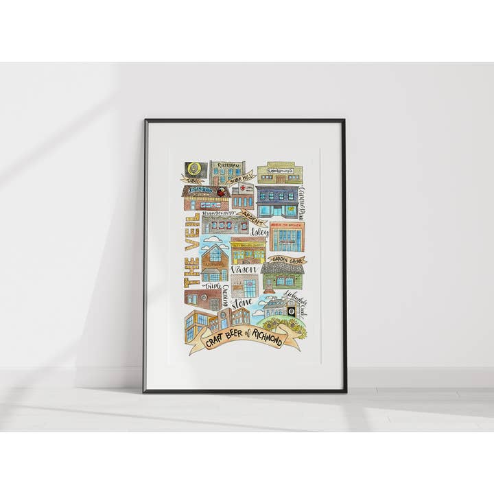Mad Kitchen Co. - Wholesale Art Print - Craft Beer of Richmond2