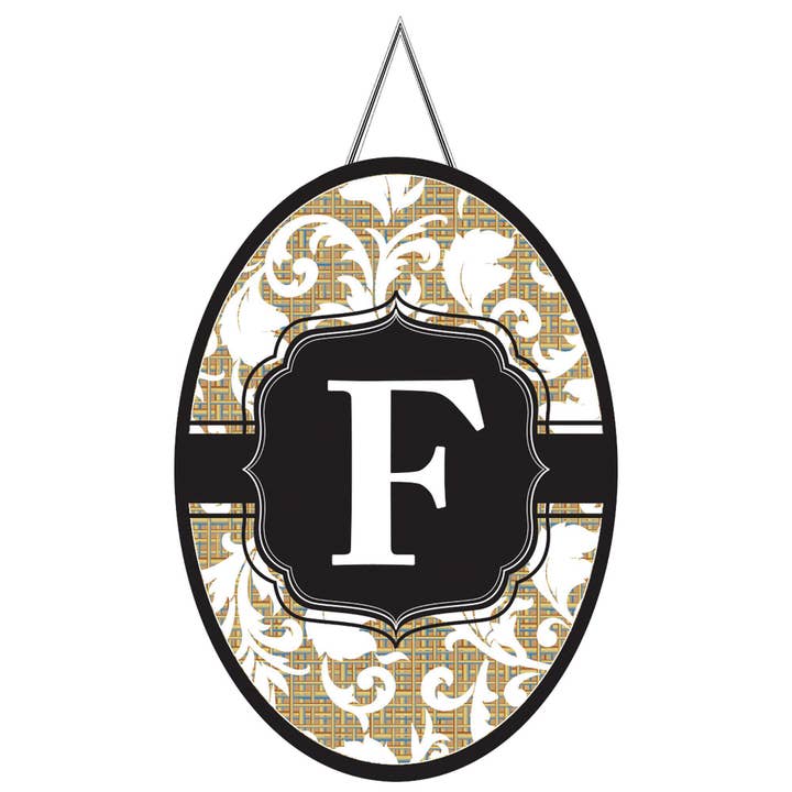 😲 ¡Compra especial! Banner para puerta, monograma «F» para venta al por mayor de Magnolia