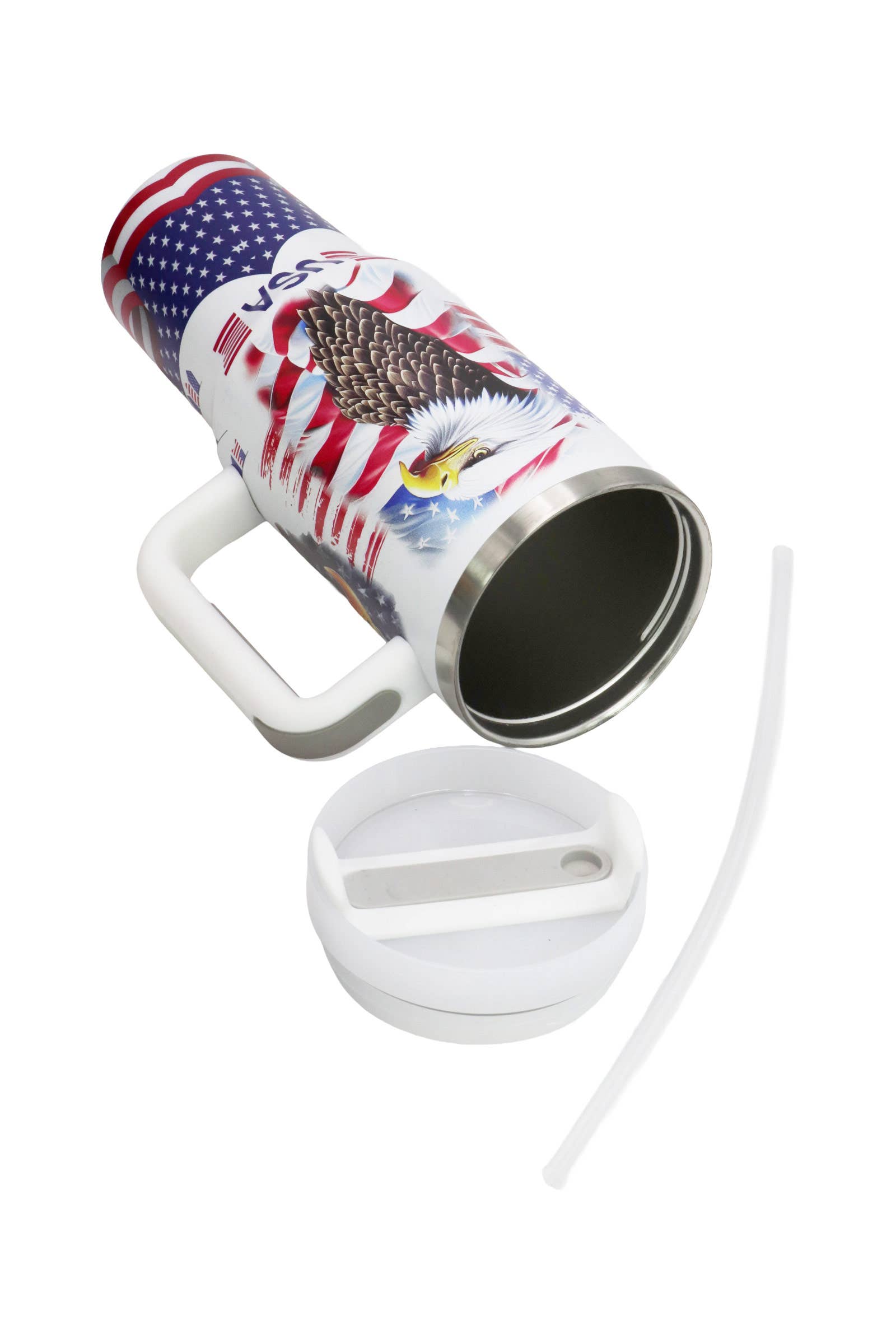 As Shown Usa American Flag Double Wall Tumbler for wholesale on Faire2