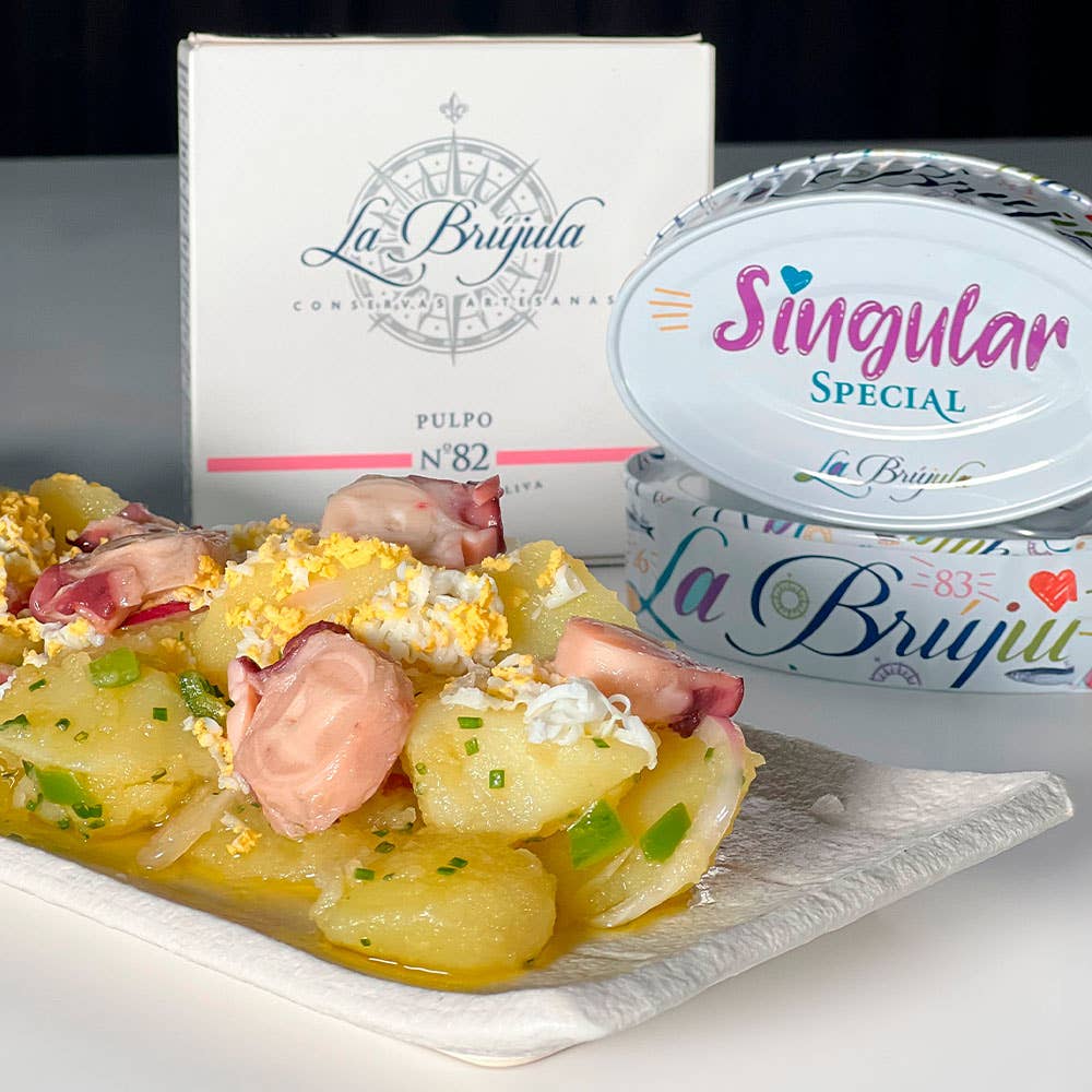 Conservas La Brújula - Wholesale Tinned Fish - Octopus In Olive Oil RO150. LB822