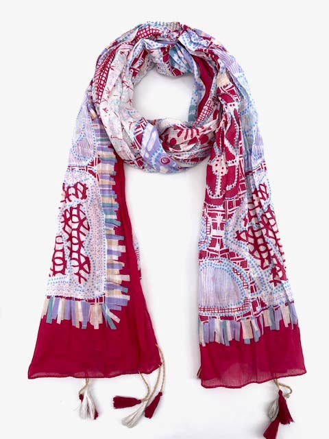 Cheche scarf Pareo 100% cotton for wholesale by Maison Unik Accessoires