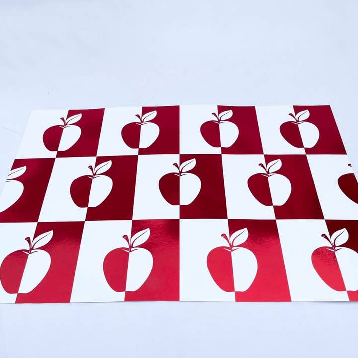 Foil Mondrian Apple - Placemat for wholesale by Altoonastore