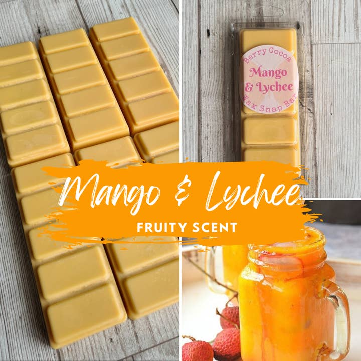 Mango and Lychee for wholesale by Berry Cocoa Handmade Wax Melts