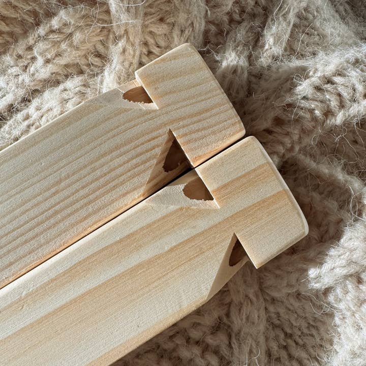 All Wooden Elements - Wholesale Wood Toy - Kids - Flat Wooden Train Whistle Toddler Toy Instruments