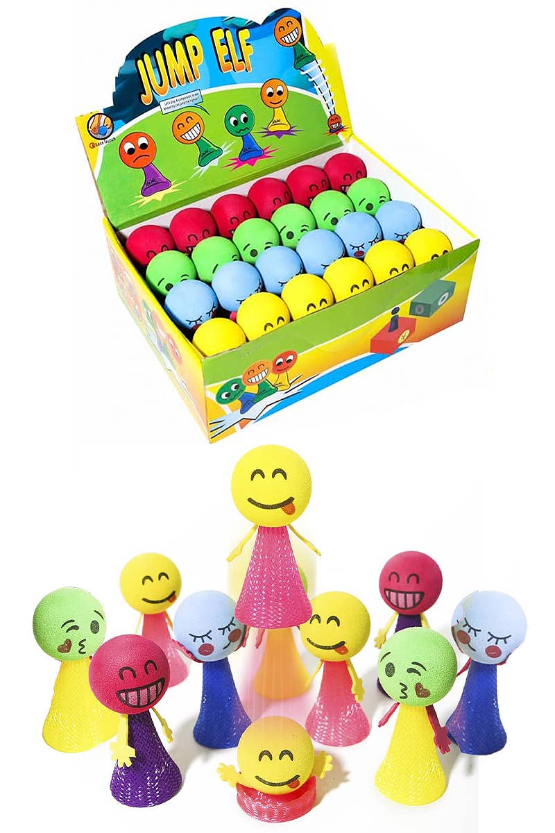 Cap Zone - Wholesale Finger Puppet - Kids & Baby - Jumping Hopping Tumbling Elf Puppet Bouncy Toy1