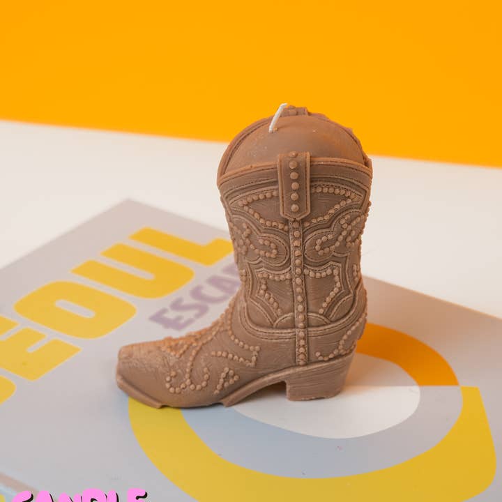 Candle Lume - Vendita all'ingrosso Candele regalo - Candela a forma di stivale da cowboy5