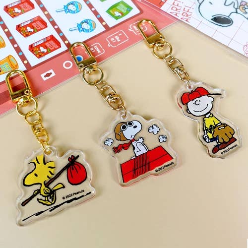 K_Wonderland - Vendita all'ingrosso Portachiavi - Unisex - Portachiavi Random Peanuts Snoopy & Friends, ciondolo da borsa