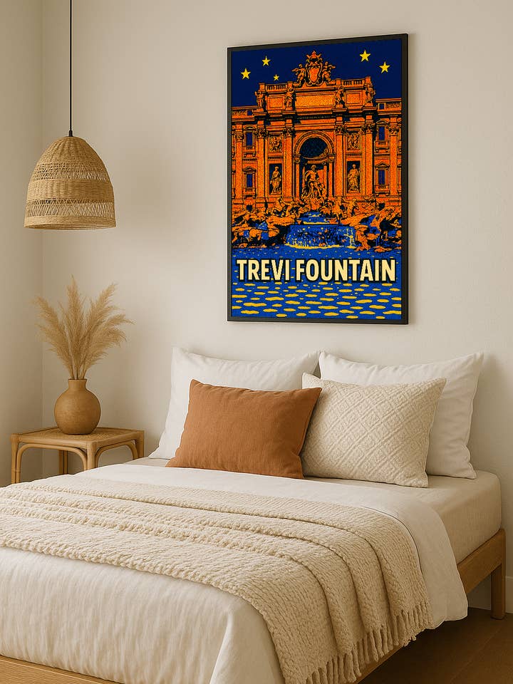 Trevi Fountain at Night for wholesale by Facciamo Cosi