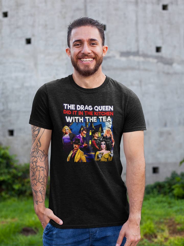 Heather Black Drag queen did it in the Kitchen with the Tea! Fierce & Fun for wholesale on Faire