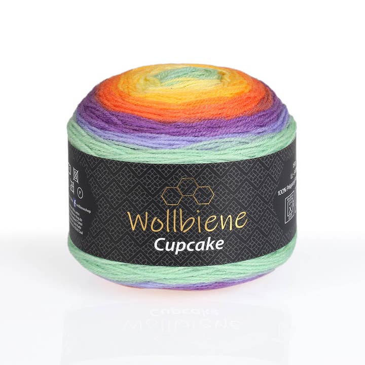 Wollbiene - Wholesale Yarn - woolen bee cupcake gradient wool knitting wool 150g5
