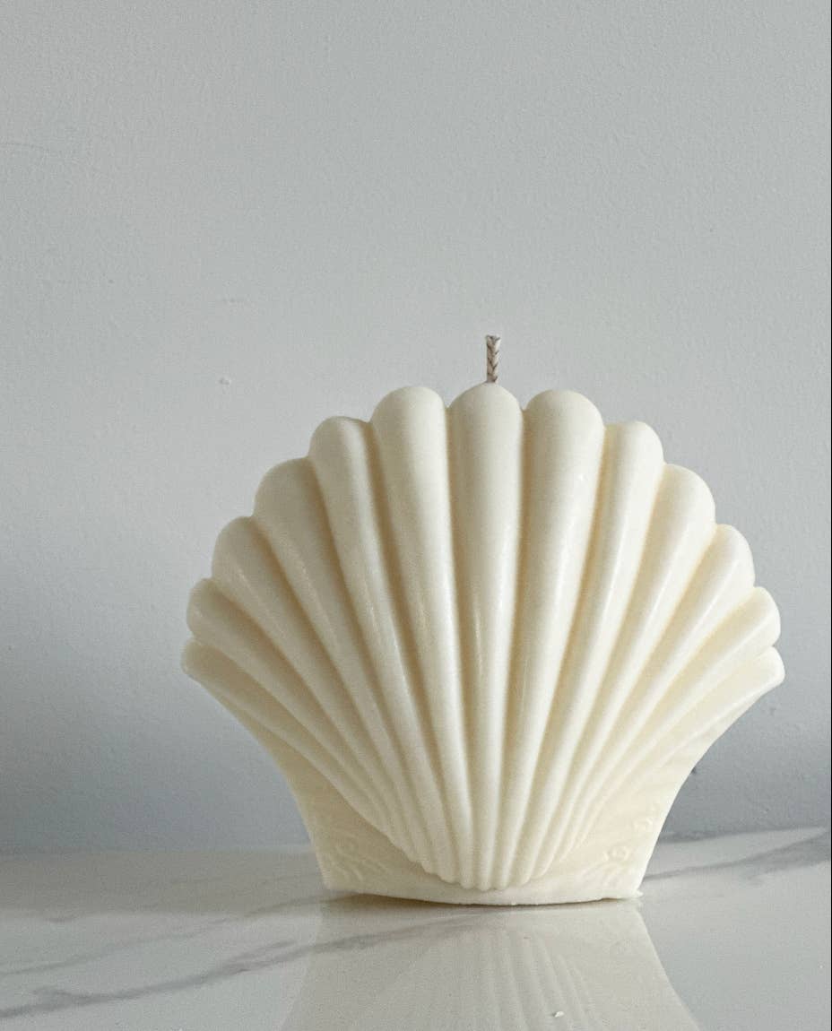 Cornish Glow - Wholesale Novelty Candle - Large Cornwall Seashell Candle - Soy Wax0