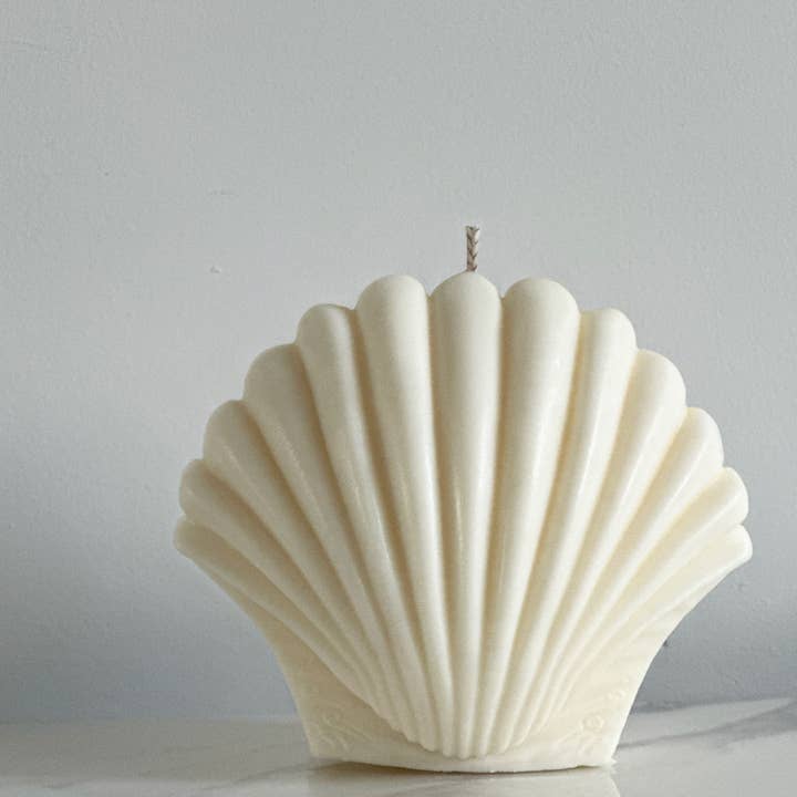 Cornish Glow - Wholesale Novelty Candle - Large Cornwall Seashell Candle - Soy Wax0