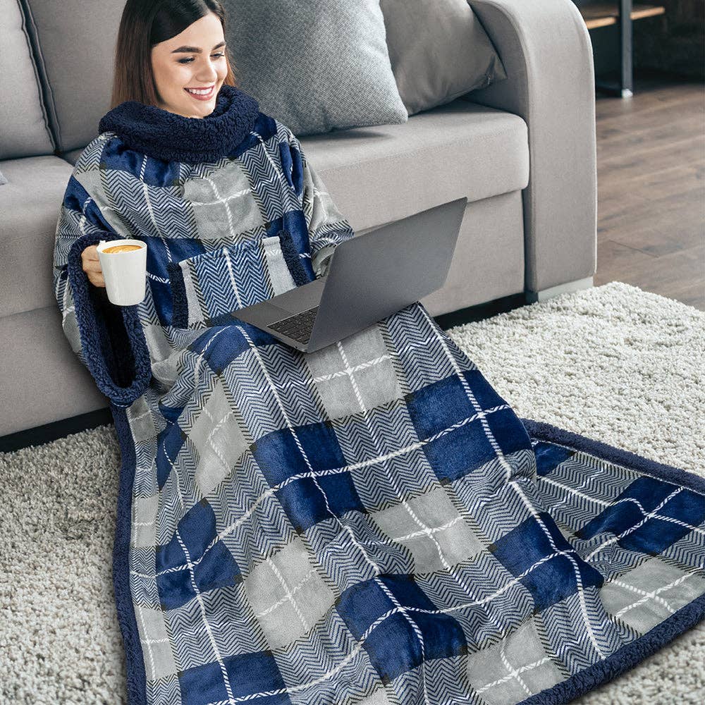 Pavilia - Vendita all'ingrosso Plaid - Coperta con maniche - Tasca applicata143