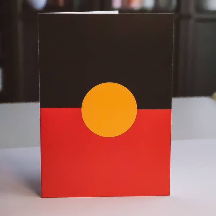 Flag lykønskningskort for engroshandel hos Little Black Duck Homewares