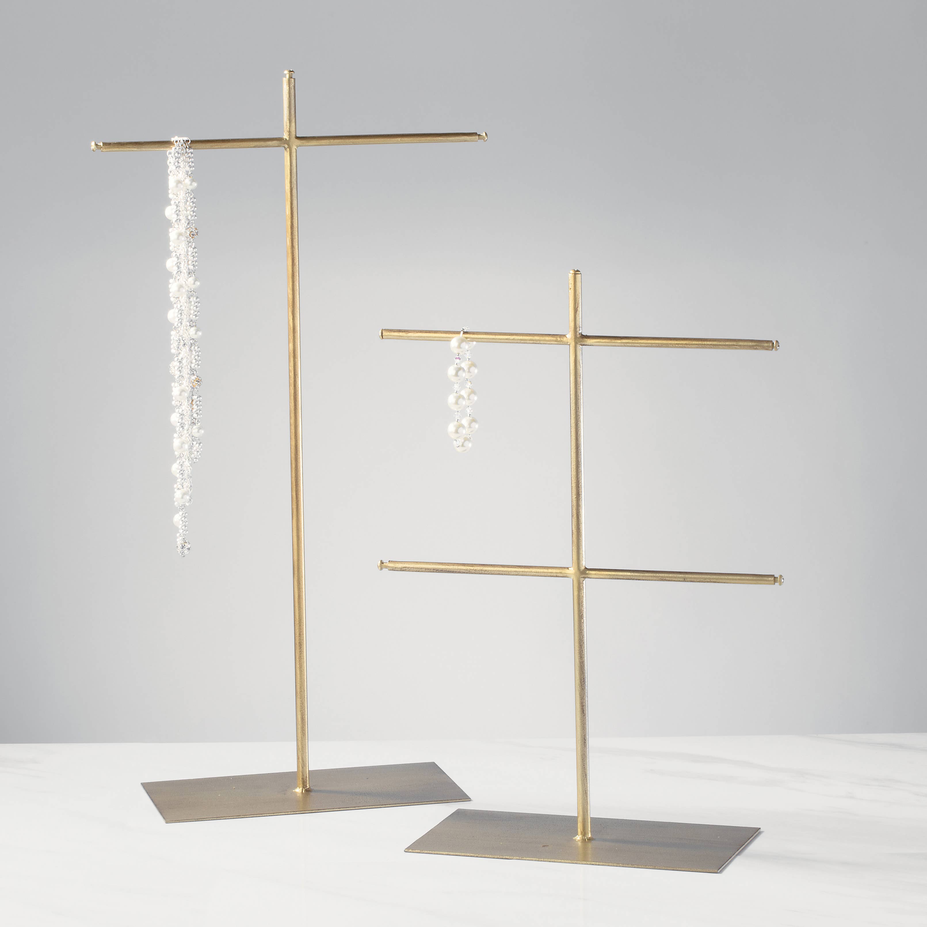 Tripar International - Wholesale Jewelry Stand & Display - Gold Bracelet & Necklace T-Bar Set1