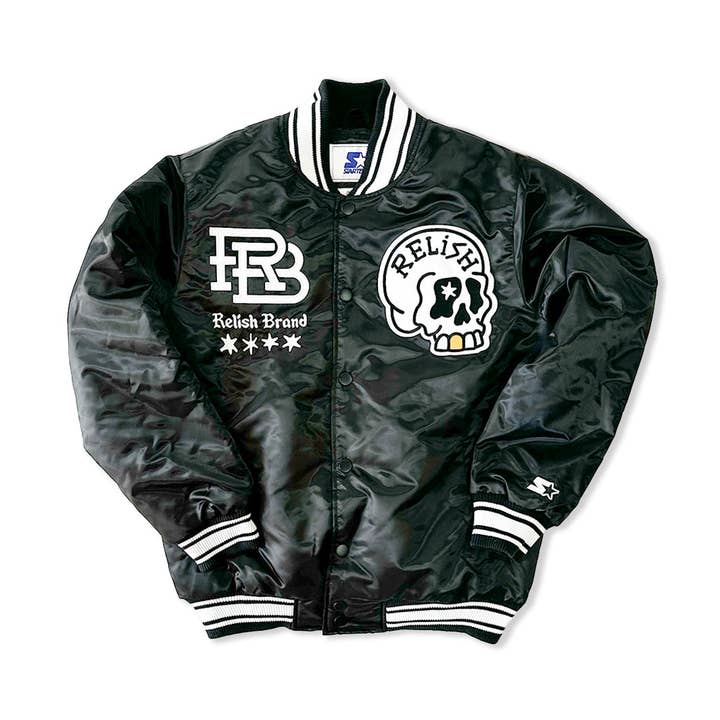 Veste en satin Starter de Relish Brand X pour la vente par Derrick Baker