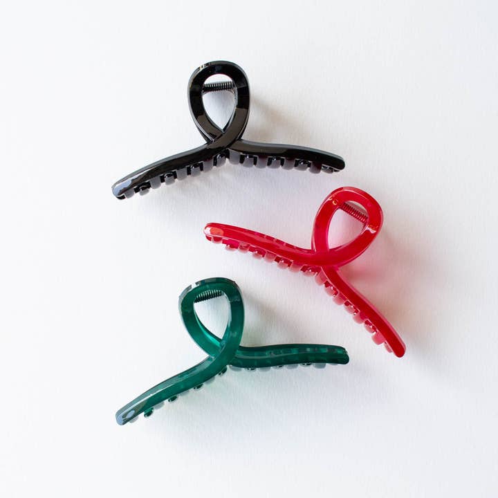 Tiepology - Wholesale Hair Clip - Women's - 5 Inch Glossy French Twist Hair Clip6