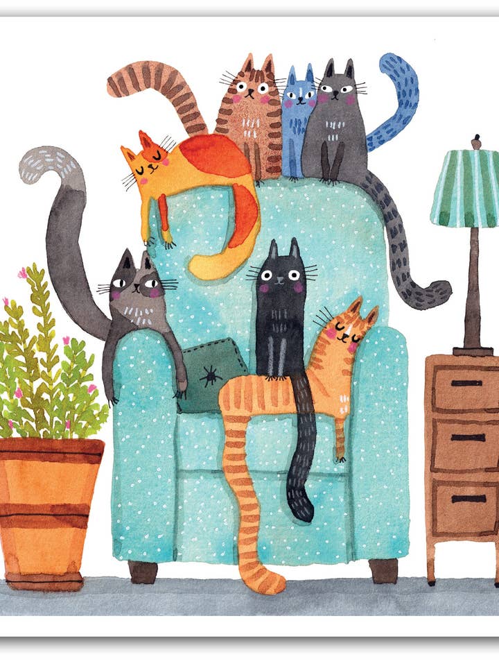 NC450 The Chair - Terry Runyan (not avail in the US) for wholesale by Cardiau Nico Cards