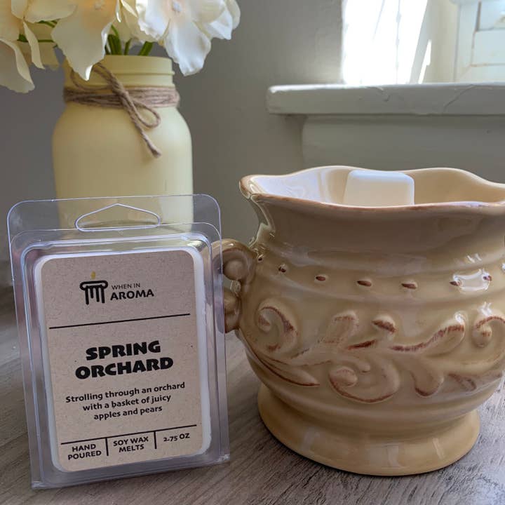 Spring Orchard Soy Wax Melt for wholesale by When In Aroma Candle Company