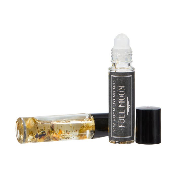 New Moon Beginnings - Wholesale Essential Oil Roll-On - Intention Roll on perfume, Essential Oil, Crystal Infused4