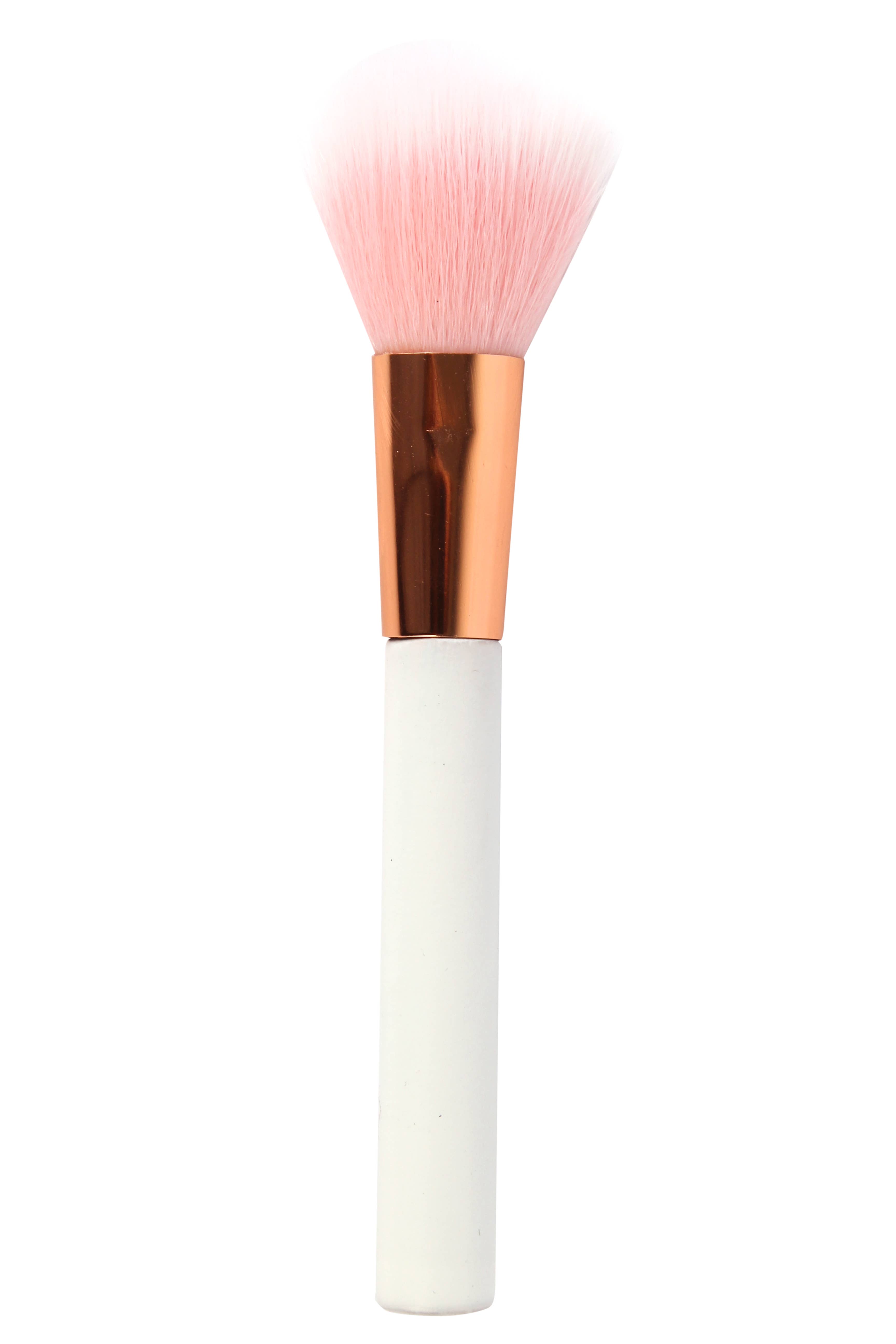 Beauty Pro - Wholesale Makeup Brush Set - BYS Makeup Brushes in Keepsake White with Rose Gold 5pc2