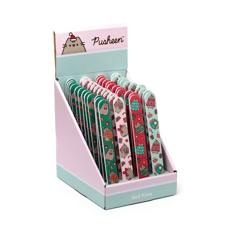 Puckator EU - Wholesale Nail File - Christmas Pusheen the Cat Nail Files0