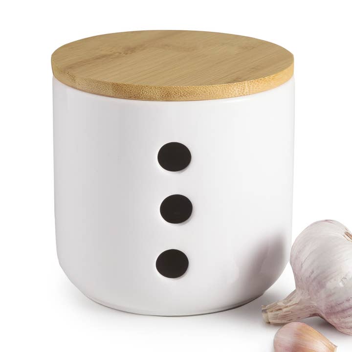 IBILI - Ceramic+Bamboo Garlic Jar for wholesale by Ibili