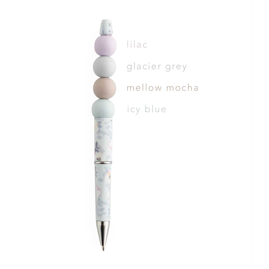 Cara & Co Silicone Craft Supply - Wholesale Pen - Beadable Plastic Printed Pens7