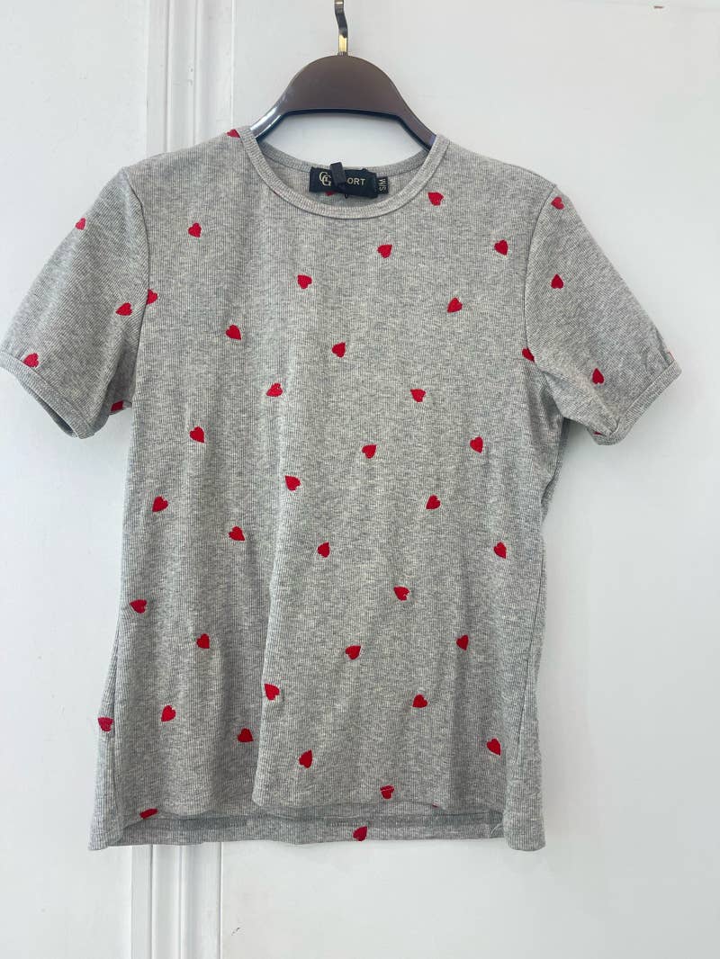 EASY MODE - Wholesale T-Shirt - Women's - Embroidered T-shirt top - 11086