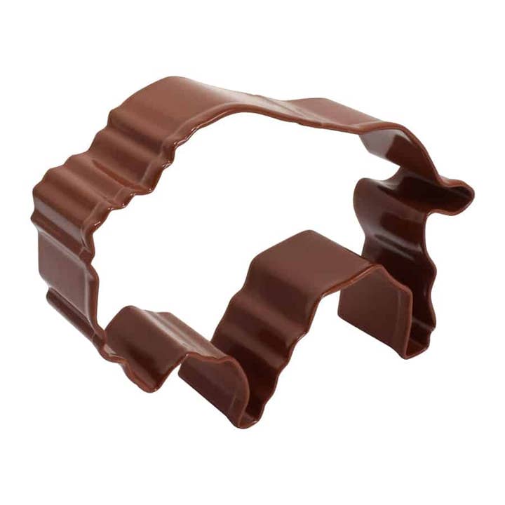 R&M International - Wholesale Cookie Cutter - Buffalo Cookie Cutter (Brown, 4")