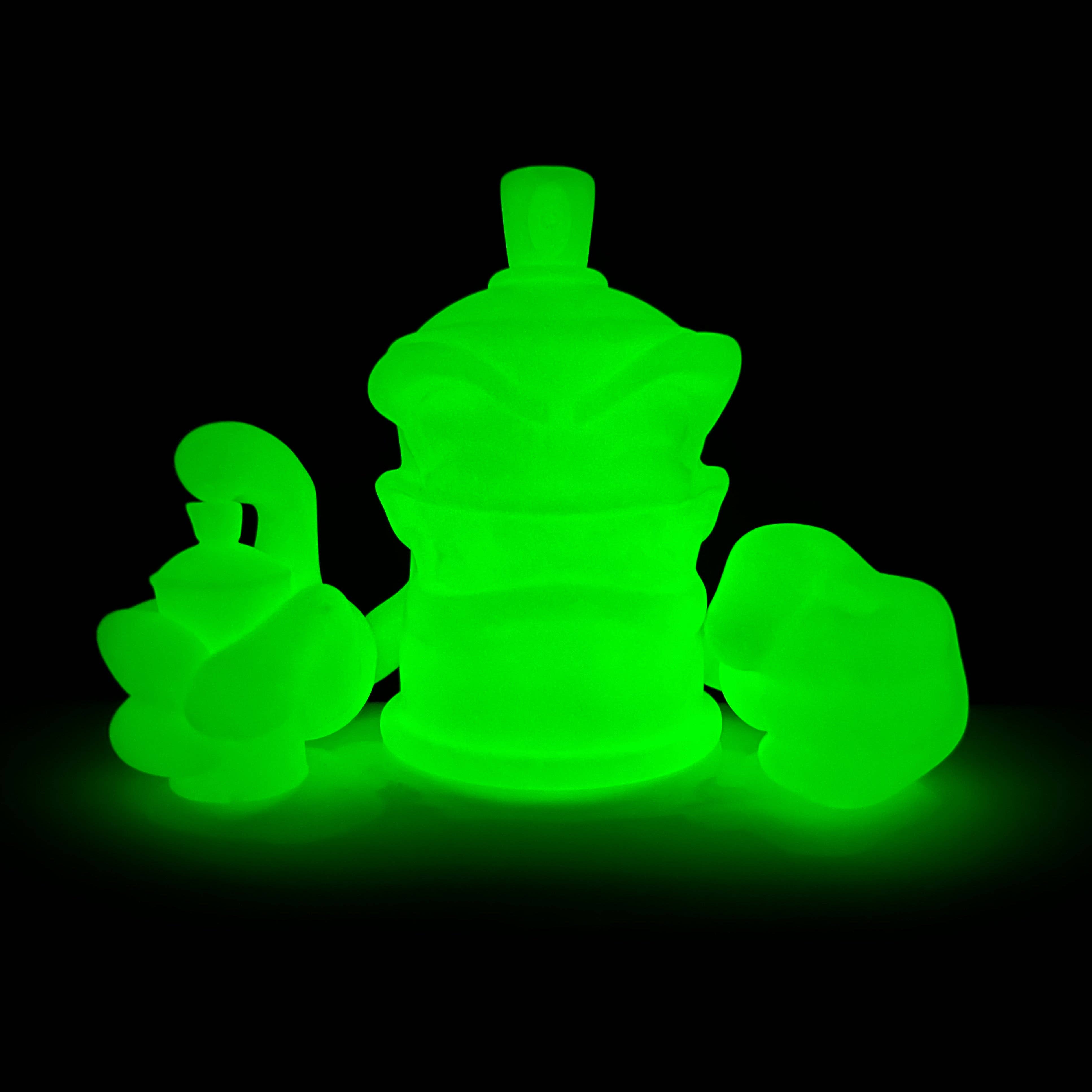 Tenacious Toys - Wholesale Decorative Figurine - "KRUSH THE KAN" 5 inch DIY GLOW IN THE DARK VINYL FIGURE1