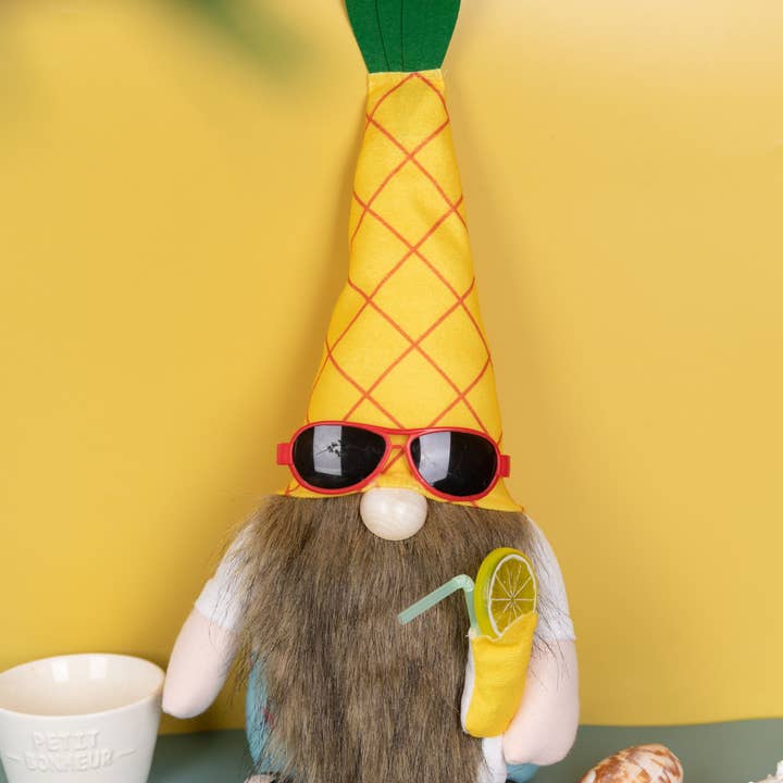 DesignStyles Home - Wholesale Decorative Figurine - Willow & Riley Freestanding Plush Summer-Theme Gnome