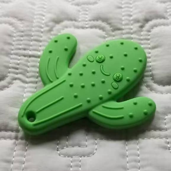 Happy Cactus Silicone Teether Toy for wholesale by D & C TOYS