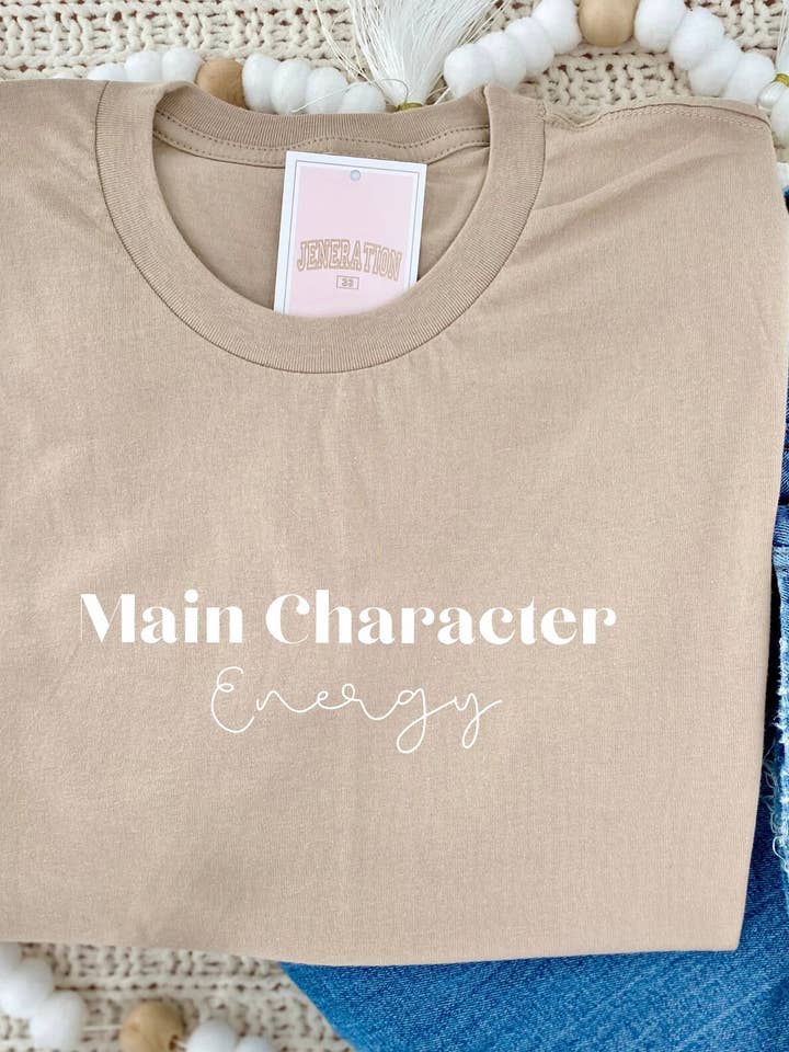 Main Character Energy shirt for wholesale by Jeneration33